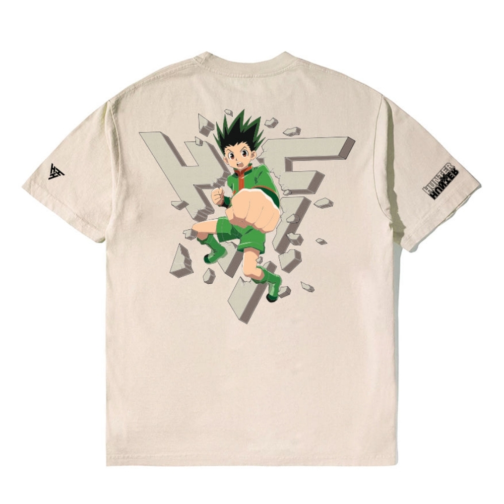 HXH GON BREAKTHROUGH SHIRT CREAM size XL